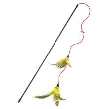 Juguete para gatos con varita y plumas, juguete de varita de alambre de acero de alta resistencia - Multicolor - Ver 10