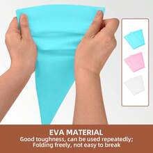 3pcs EVA Cake Decoration Bag Set, Reusable, Plastic Pastry Bag, Suitable For Baking, Various Sizes 25.5/30.5/33.5 Cm, With Frosting Tips, Suitable For Christmas, Halloween, Easter, Hanka, Mother's Day, Baking Tools