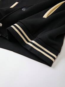 Alltony Herren Herbst/Winter personalisierter Muster Trainingsanzug, Langarm Baseball Jacke mit Tasche, Kapuze und Kordelzug Jogginghose 2-teiliges Set, Kontrast-Farben Lässig Sportoutfit geeignet für Straße, Joggen, Reisen, Outdoor, Pendeln, Camping, Urlaub