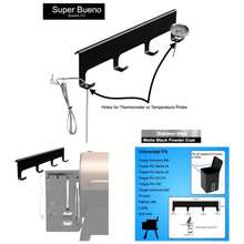 Pellet Smoker Grill Hooks - Hang Utensils And BBQ Accessories - Caddy Organizer - Storage Of Spatula Thermometer Meat Probe - Compatible With Traeger, Pit, Z Grills, Camp Chef - 最初的 - 查看 1