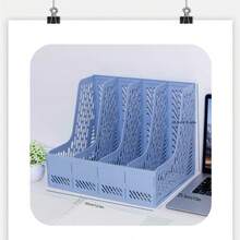 Suporte de Pastas de Arquivo para Mesa, Caixa de Armazenamento de Arquivos de Escritório, Cesta Organizadora de Documentos, Prateleira Porta-Arquivos