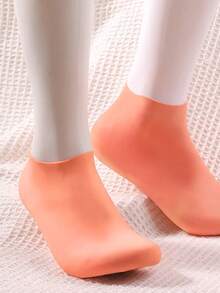 2 Pairs Of Waterproof Beach Socks, Soft Sole Snorkeling Swimming Diving Socks, High Elastic Crack-Proof Moisturizing Socks, Unisex Silicone Casual Socks, Women's Dry Cracked Feet Silicone Moisturizing Socks, Soft Gel Rubber Socks, Women's Foot Care Spa Foot Silicone Socks For Dry Cracked Heels And Softening Rough Skin, Calluses (1 Pair)