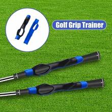 Grip Trainer, Grip Training Aid, Swing Trainer Correcting Left And Right Hand Positions, Helps Train Correct Hand Position - 藍色 - 查看 8