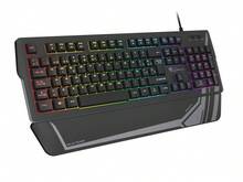 GENESIS Rhod 350 RGB USB QWERTY 鍵盤（西班牙語，黑色） - 黑色 - 查看 2