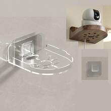 壁挂式摄像头支架，无需钻孔，适用于各种监控摄像头，壁挂式，浴室支架，浴室收纳架 - 彩色 - 查看 2