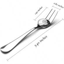 Small Appetizer Forks And Demitasse Spoons Stainless Steel Set Of 24 5.4 Inches Salad Dessert Coffee Cocktail Espresso Flatware