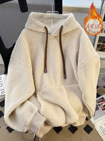 GlowEve 25 Autumn-Winter New High-End Small-Batch Fleece Hooded Sweatshirt Women's Autumn Clothing Women's Winter Coat