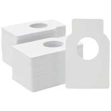 Wine Bottle Tags - 300 - Pack Plain White Wine Cellar Labels, Wine Tags Wine Rack, Home Organization, 2.25x 3.5 Inches - Blanco - Ver 2