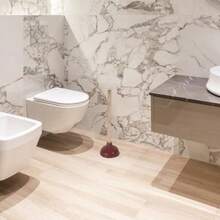Sink Or Toilet Plunger Rubber Force Cup With Wooden Handle Heavy Duty Toilet Plunger For Bathroom Sink - As Pic - View 5