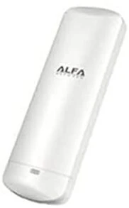 Alfa Network N2C - Bộ định tuyến không dây (Wi-Fi, 30 Dbm, 1000 Mw, 802.11 B/G/N, 2 đầu nối RP-SMA, Mimo, 2,4 GHz, Phân cực kép, Atheros AR7240, Bộ khuếch đại công suất cao) - trắng - Xem 1