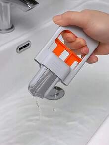 Mini Handheld Mop For Home Use, 2-In-1 Kitchen Mop For No-Hands Washing And Indoor Cleaning, Bathroom Absorbent Half-Folding Durable Wet & Dry Cleaning Cloth, Suitable For Tabletop, Mirror Cleaning, Christmas, Parties, New Year Cleaning And Housework - Multicolor - View 5