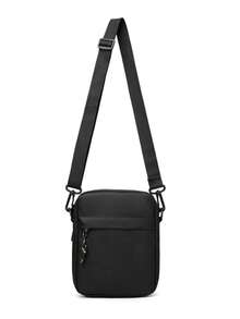 1 Stück Damen Nylon Umhängetasche, quadratische Tasche mit verstellbarem Gurt, kratzfest und abriebfest, leicht, für Outdoor/Reisen/Wandern/Stadion/Sport/Klettern/Pendeln, Sommertasche, Lässig Minimalist, Uni-Farbe, Geschenk für Jugendliche, Studenten