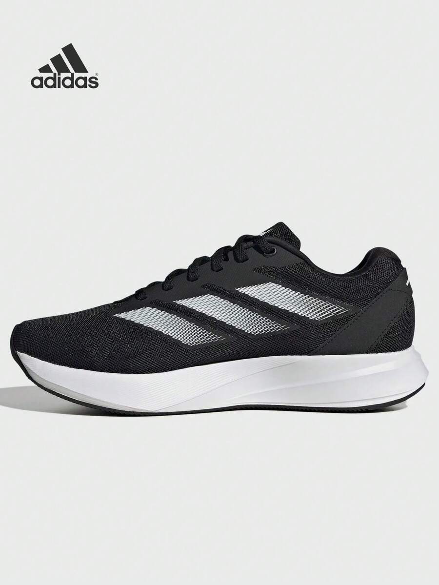 Adidas 阿迪达斯 DURAMO RC 训练竞速轻量高性能跑鞋，适合训练、比赛、日常休闲穿着，弹性反馈，透气性好，减少摩擦。 - 黑色 - 查看 1