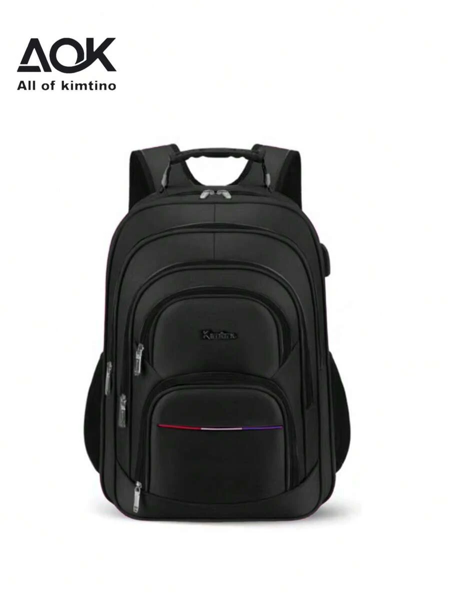 Unisex Backpack Water Resistant Waterproof Reinforced Steel Cable For School Travel Social Elegant Great Promotion Random Model Shipping - 黑色 - 查看 1