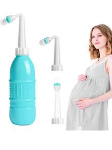 1 szt. 500 ml przenośny bidet, 400 ml/450 ml/500 ml ręczny bidet podróżny, wąż rozciągliwy z 14 dyszami, nadaje się do użytku na zewnątrz i w podróży, higiena intymna, pielęgnacja po porodzie, akcesoria łazienkowe, narzędzia łazienkowe