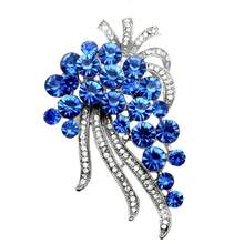 Damen Strass Kristall Brosche Frauen Geschenk Schmuck Anstecknadeln Vintage Weihnachten