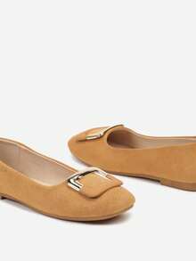 Soft Classic Ballet Flats Women's Casual Work/Office Spring/Autumn - Camel - View 6