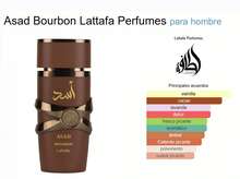 Lattafa Perfumes PERFUME ÁRABE - Asad Bourbon Eau de Parfum - Perfume de Luxo - Design Elegante do Frasco, Ideal para Presentes - Perfume Floral-Frutado Fresco - Perfeito para a Primavera e o Verão, Leve e Natural