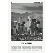 现代地标旅行黑白摄影海报迈阿密巴塞罗那印刷品帆布画墙画家居房间装饰 - 彩色 - 查看 52