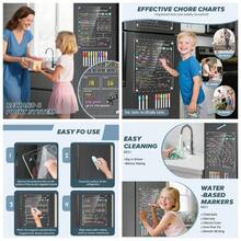 Acrylic Magnetic Chore Chart, 9.5x12 Behavior Reward Responsibility Chart TeensAdults Chore Chart Multiple, Reusable Chore Checklist Responsibility Tracker 1 Pack