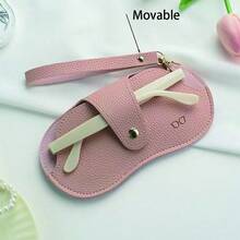 1/2/3 Pcs Shock-Proof Eyeglass Case, Portable Sunglasses/Prescription Glasses Storage Bag, Anti-Lost Hanging Protective Box - Multicolor - View 5