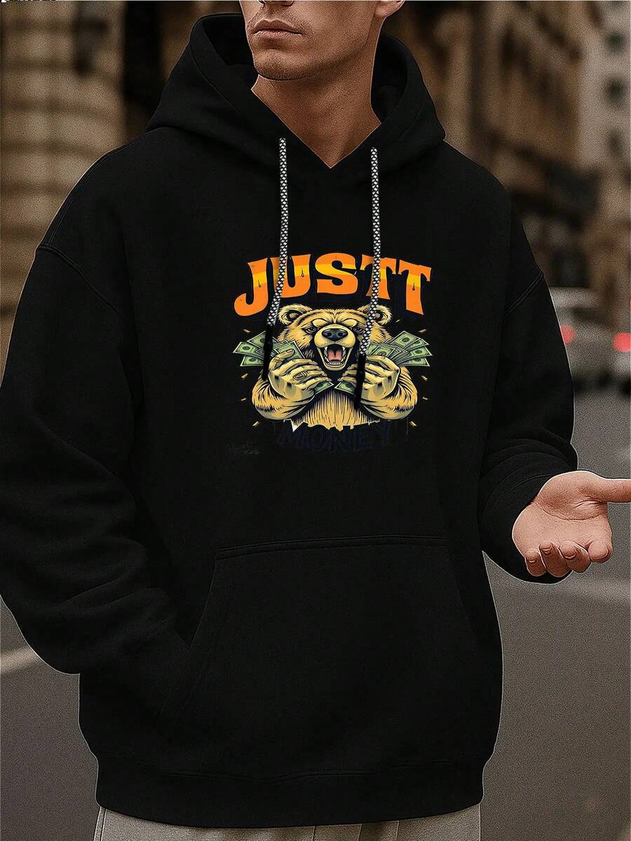 Men Hoodies - Black - View 1