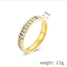 Pair Of Engagement Rings + Solitaire Ring | Studded Half Wedding Ring And Plain Square Silver Engagement Ring For Couples 4mm - 1 MỘT PHẦN CỦA SEM SOLITÁRIA - Xem 4