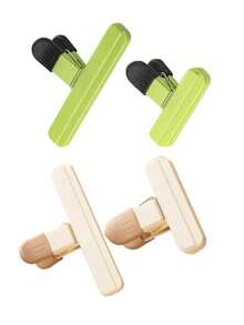T-Type Food Sealing Clips, Potato Chip & Snack Packaging Strong Sealing Clips, Leak-Proof & Moisture-Proof, Plastic Bag Sealing Clips, & T-Type Clips, Moisture-Proof & Fresh-Keeping Sealing Clips, Food Storage Clips - Multicolor - View 23