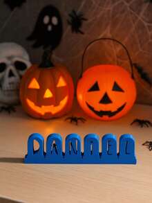 1 Piece Personalized Desk Name Plate, Custom Office Name Sign, Teacher & Lawyer Desk Sign, Boss Gift, Christmas & Halloween Theme Font Options, Personalized Name Plate,Office Decor,New Job, Office Supplies