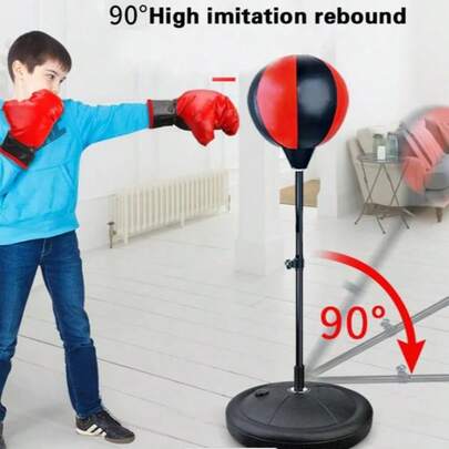 Saco de boxeo Altura ajustable Vertical Boxing Punch soporte para entrenamiento