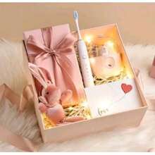 HYQ1913 Electric Toothbrush IPX7 Waterproof Ultrasonic Smart Replaceable Head - trắng - Xem 4