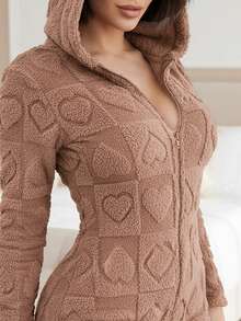 Women Rompers - Beige - View 3