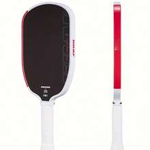 1pc Professional Pickleball Paddle - 16mm T700 Carbon Fiber, Enhanced Power Feel With Basic Hot-Pressed Structure And Textured Grip Surface, Red & White Design, Ideal For All Players In National And International Tournaments - Red - View 5