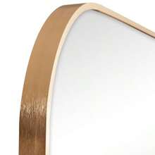 Cooper And Co. Ivy 90cm Rounded Mirror Gold