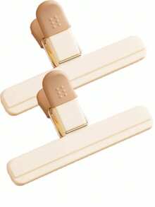 T-Type Food Sealing Clips, Potato Chip & Snack Packaging Strong Sealing Clips, Leak-Proof & Moisture-Proof, Plastic Bag Sealing Clips, & T-Type Clips, Moisture-Proof & Fresh-Keeping Sealing Clips, Food Storage Clips - Multicolor - View 24
