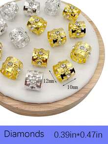 Hip-Hop Dreadlocks Schmuckring Haarknopf Afrikanische Perücke Zöpfe Dreadlocks Haarzubehör Metallknopf zum Selbermachen für Dreadlocks Zöpfe, lockiges Haar, Haarkurler, Haarlocken ohne Hitze, Haarkurler, Lockenwickler, Haarlockenzubehör, Reise, Haarpflege, Friseurausrüstung