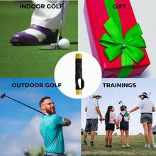 Grip Trainer, Training Aid, Grip Trainer To Help Train Correct Hand Position, Attachment Improved Hand Positioning On Clubs, Enhance Grip Strength, Precision, And Swing Technique - Màu vàng - Xem 8