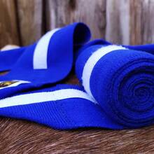 KLK Couros Resting Band Protection Band For Horse 4 Legs - Blue - View 6