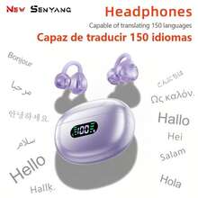 New Senyang True Wireless Clip-On Sports Headset Music Hanging Bluetooth Earpods Video Comfortable TWS HIFI Dolby Bass Stereo HD Calling Earphones Adapted For Android For Iphone Cellphone Gaming Earpieces Couples Business Smart Headphones - J86 - 查看 13