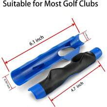2 Pcs Grip Trainer, Lightweight Training Aid To Help Train Correct Hand Position, Right Hand Swing Trainer - 黃色/藍色 - 查看 3