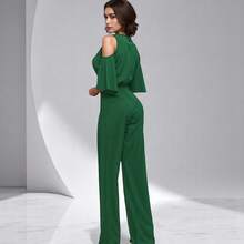 Mono de Mujer Casual y Elegante Con Detalle en Manga #SensaciónDelujo #EstiloRomanticoDeSanValentín - Verde Bandera N - Ver 3