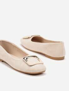 Soft Classic Ballet Flats Women's Casual Work/Office Spring/Autumn - Beige - View 6