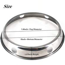 Wok Ring Stainless Steel Wok Rack 9 Inch Reversible Size For Kitchen Use - 1PCS - View 3