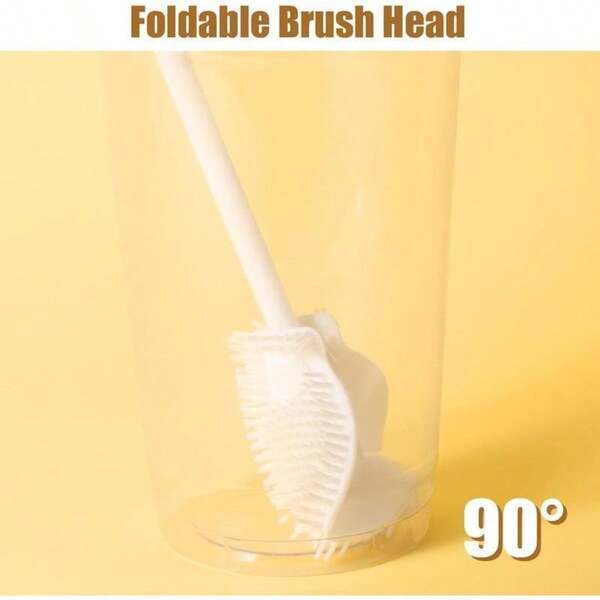 360° Silicone Bottle Cleaning Brush With Long Handle – Soft Bristle Cup Cleaner For Baby Bottles, Sports Bottles, Hydro Flasks, Lids, Teapots, Bowls & Narrow Containers