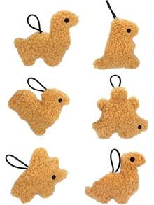 Russ Snackeez - Llavero de 3.5 pulgadas, diseño de pepitas de Dino, paquete de 6 – Peluche oficial de Jazwares Ultrasoft - Llavero Dino Nuggets paquete 6 - Ver 10