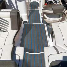 240*45cm EVA Foam Imitation Teak Ship Anti Slip Self-Adhesive Marine Deck Floor Mat DIY For Boat Yacht Anti UV Shock Absorption Carpet Flooring - Dark Gray Blue - View 5