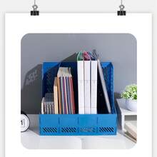 Suporte de Pastas de Arquivo para Mesa, Caixa de Armazenamento de Arquivos de Escritório, Cesta Organizadora de Documentos, Prateleira Porta-Arquivos