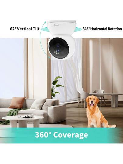 1pc Camera Security 5G Wireless Wifi 3K High Definition 5MP Camera, AI Intelligent Human Tracking Motion Detection, 2.4G/5G Alarm Push, Video Surveillance, Slimme Home PTZ Indoor Outdoor Two Way Audio Security, Baby/Pet/Home/Office Monitoring view 9