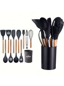 Silicone Cooking Utensils, Cake Mixer, Cake Cooking Assistant, Cooking Tools, Kitchen Supplies, Non-Stick Cookware, Washable Modern Kitchenware, Suitable For Cake Shops, Breakfast Shops, Household Essential, Convenient, Quick, Easy, Efficient