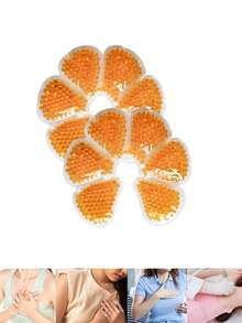 2 件可重复使用的冷冻胸垫，双面设计冷却凝胶垫，日常护理工具，多功能冷热敷凝胶珠胸垫，用于胸部放松和缓解，冷热胸部凝胶垫，送给女性的绝佳礼物